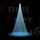 Уличная светодинамическая елка 4 м Разноцветная металлокаркас