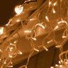 Светодиодная гирлянда бахрома Теплая белая 30 x 0,6м IP65